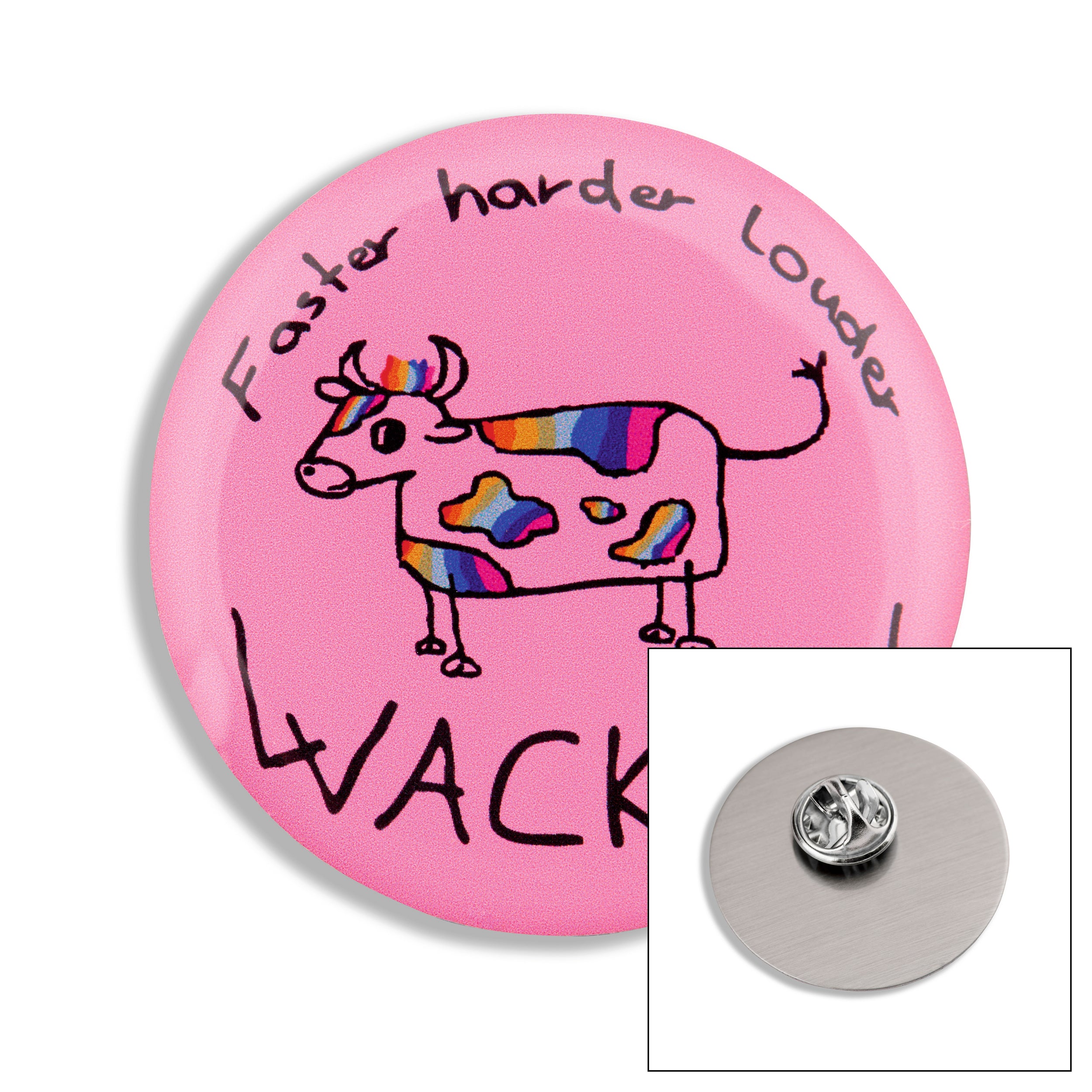 W:O:A - Pin - Rainbow Cow image