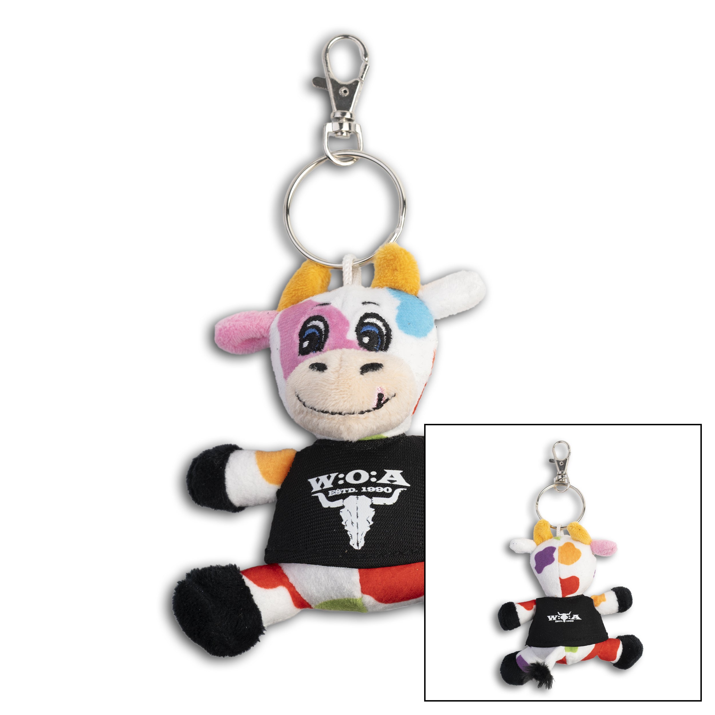 W:O:A - Schlüsselanhänger Rainbow Cow image