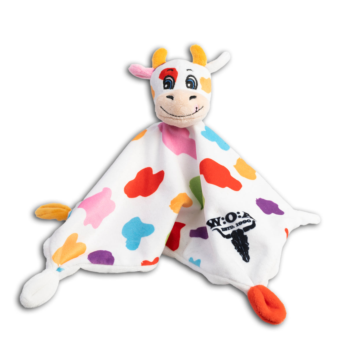 W:O:A - Schnuffeltuch Rainbow Cow