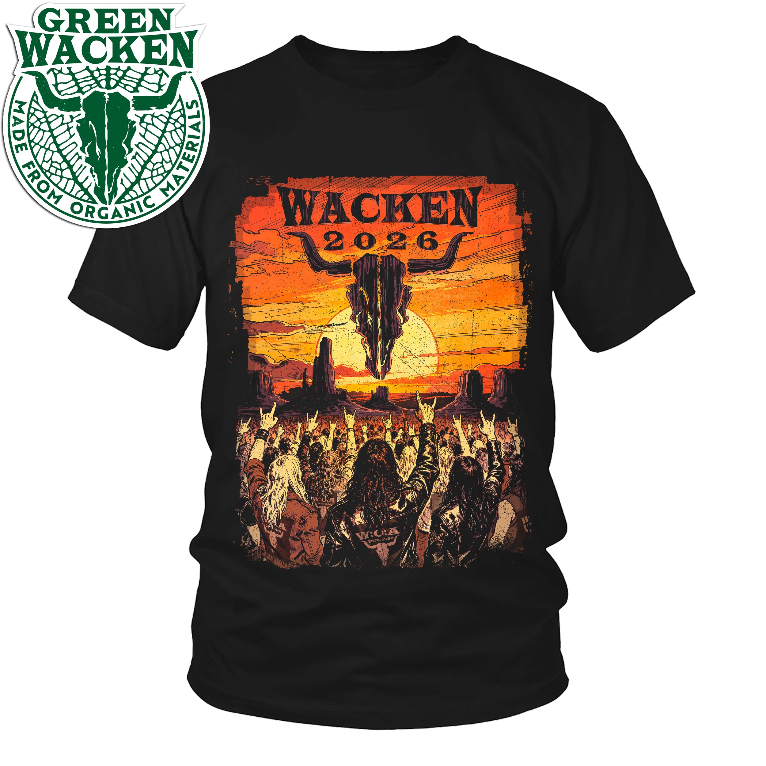 W:O:A - T-Shirt - Desert Crowd 2026 image