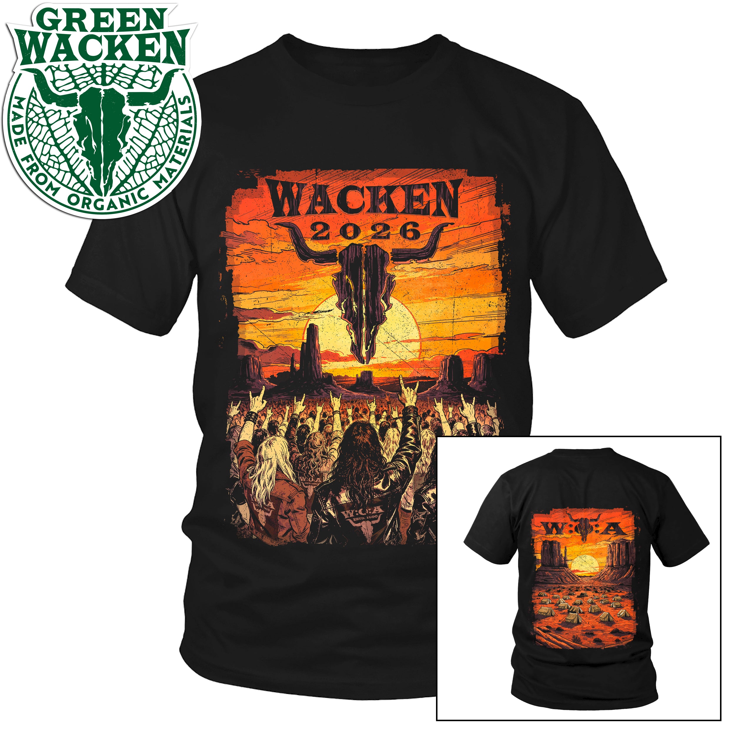 W:O:A - T-Shirt - Desert Crowd 2026 image