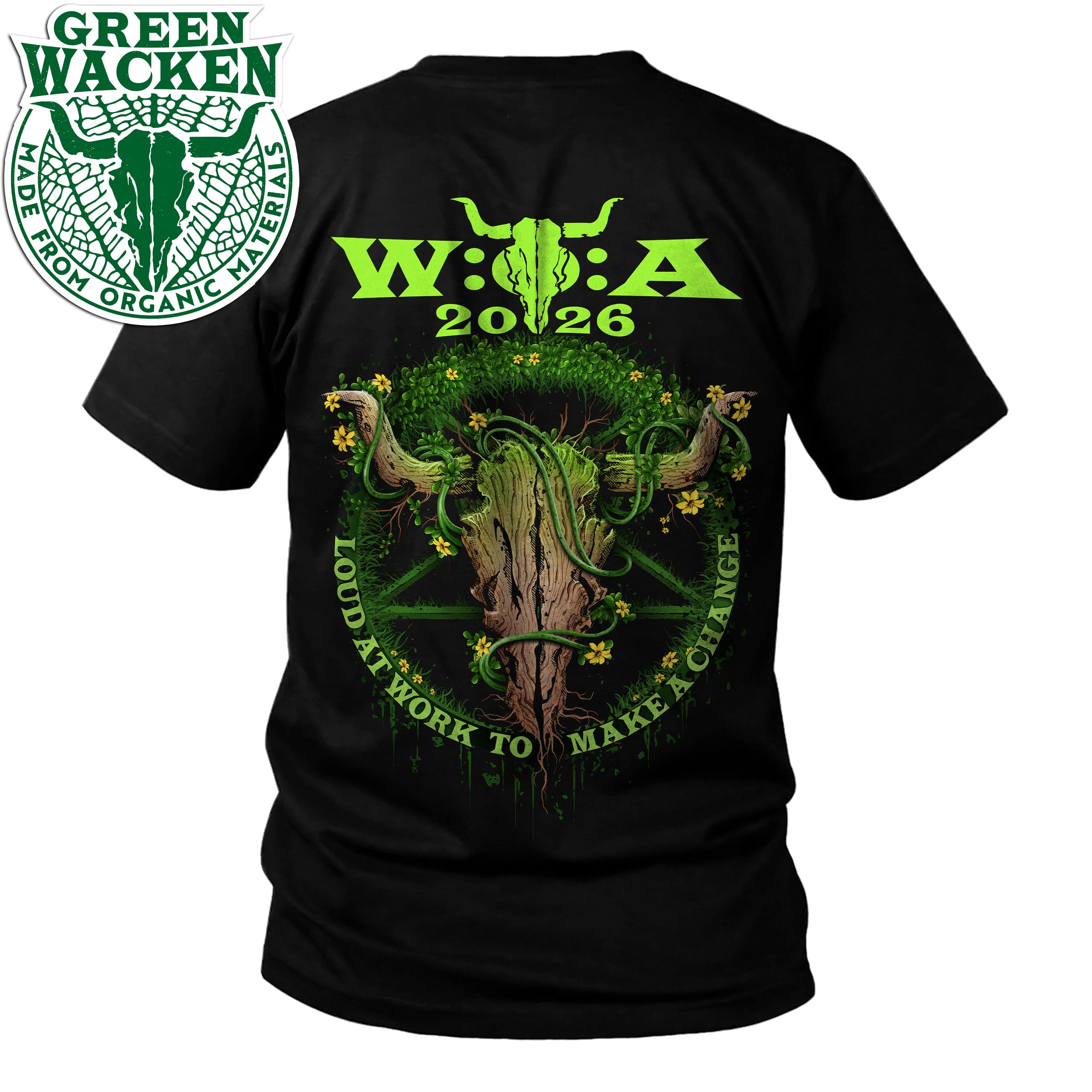 W:O:A - T-Shirt - Green Wacken image