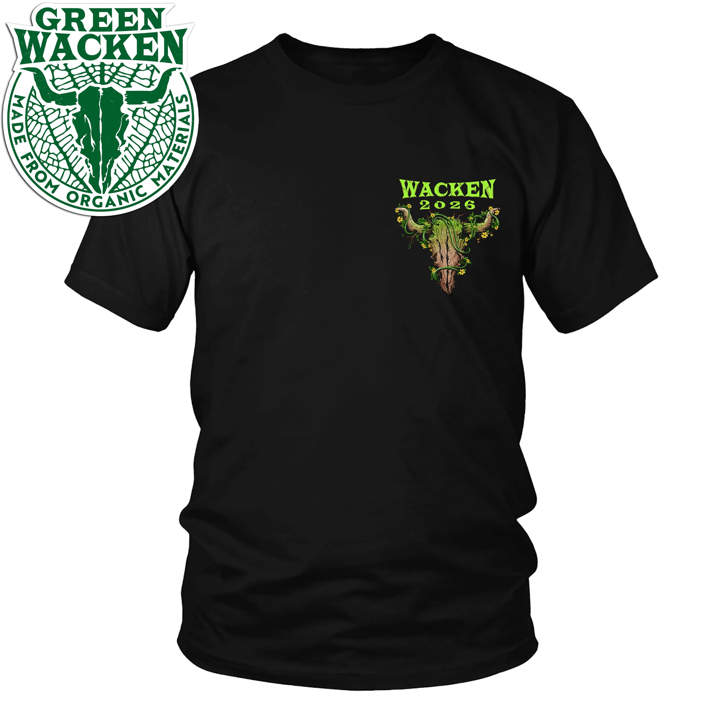 W:O:A - T-Shirt - Green Wacken image