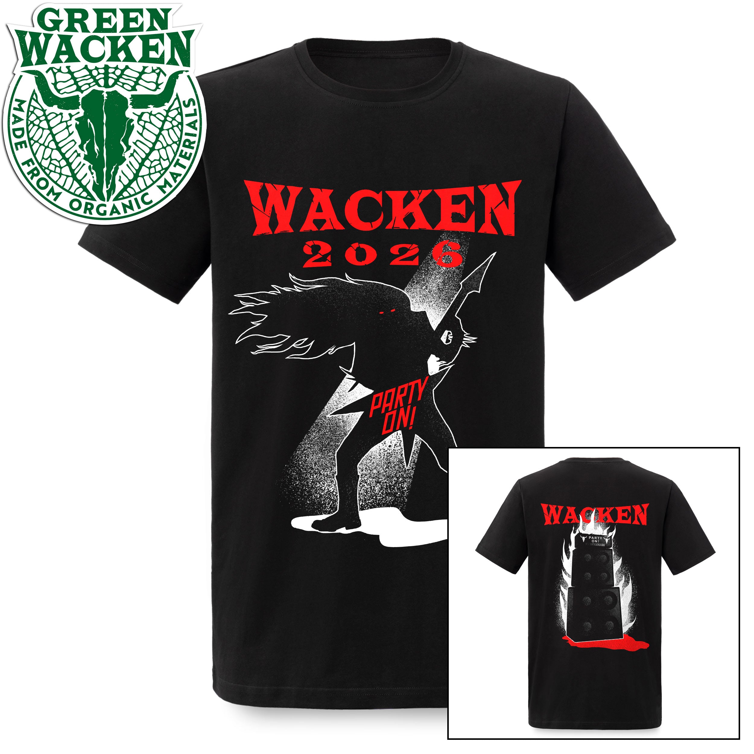 W:O:A - T-Shirt - Riff Hero image