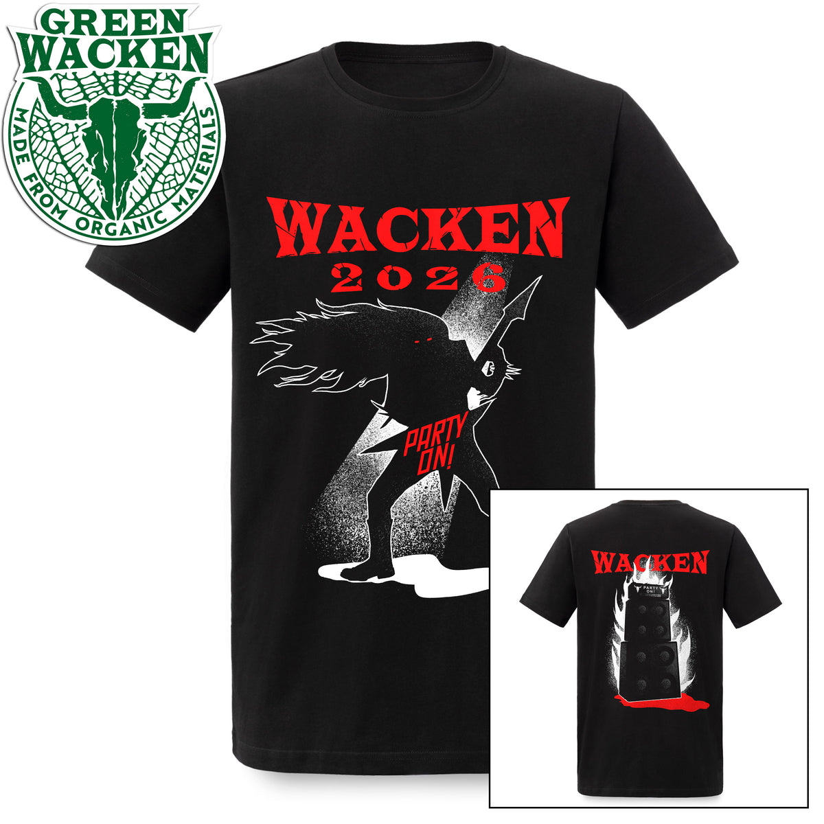 W:O:A - T-Shirt - Riff Hero