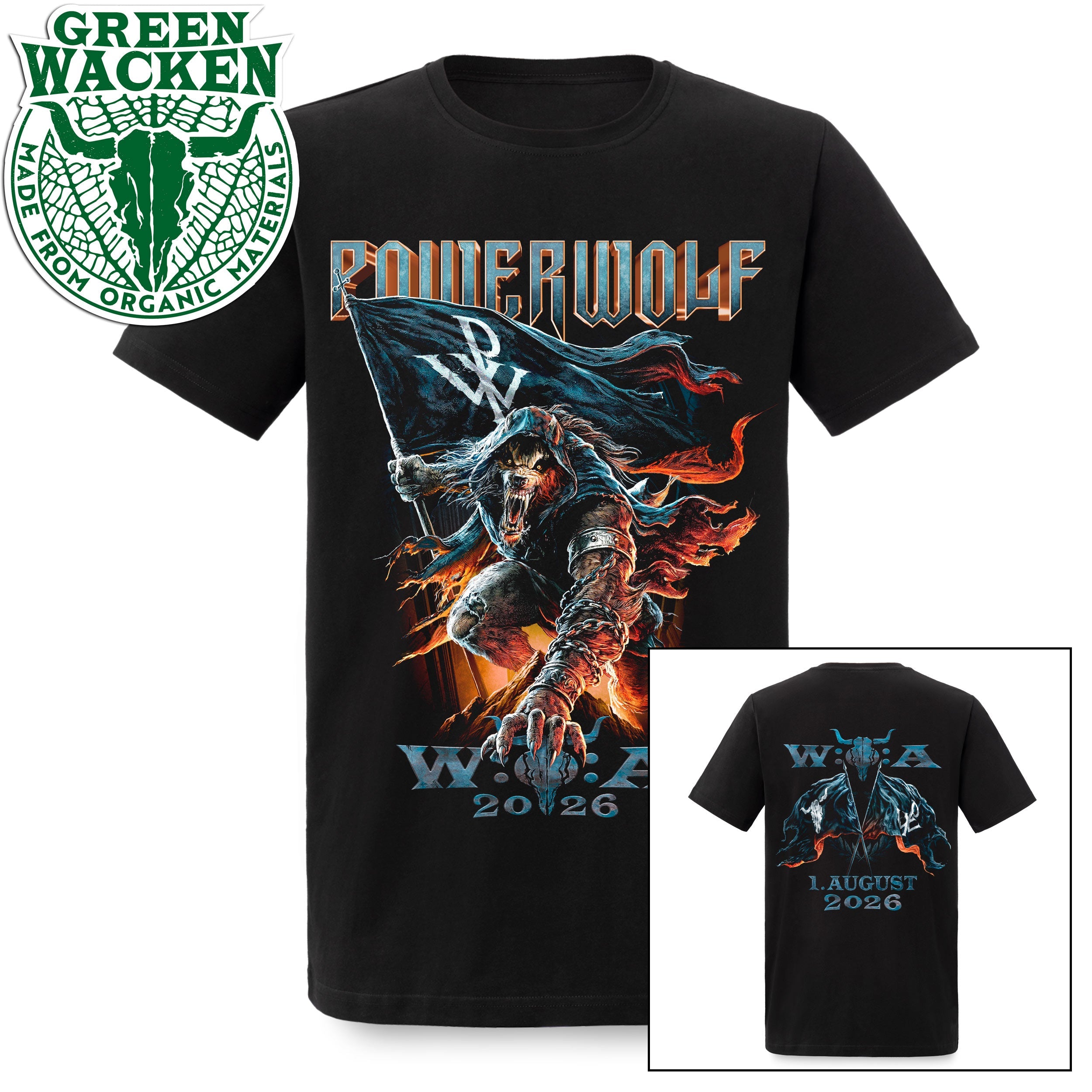 T-Shirt - Powerwolf x W:O:A 2026 image