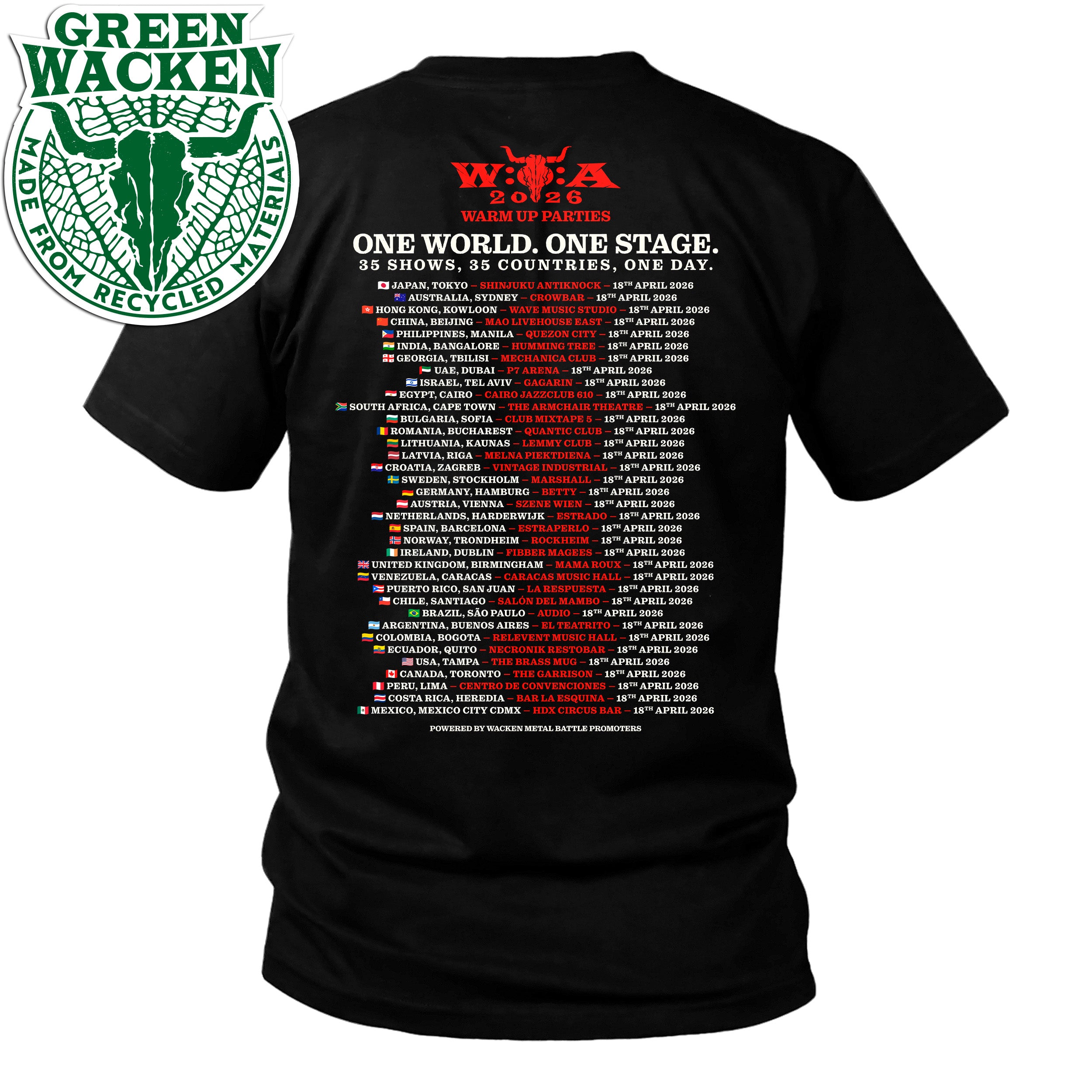 W:O:A - T-Shirt - Warmup 2026 image