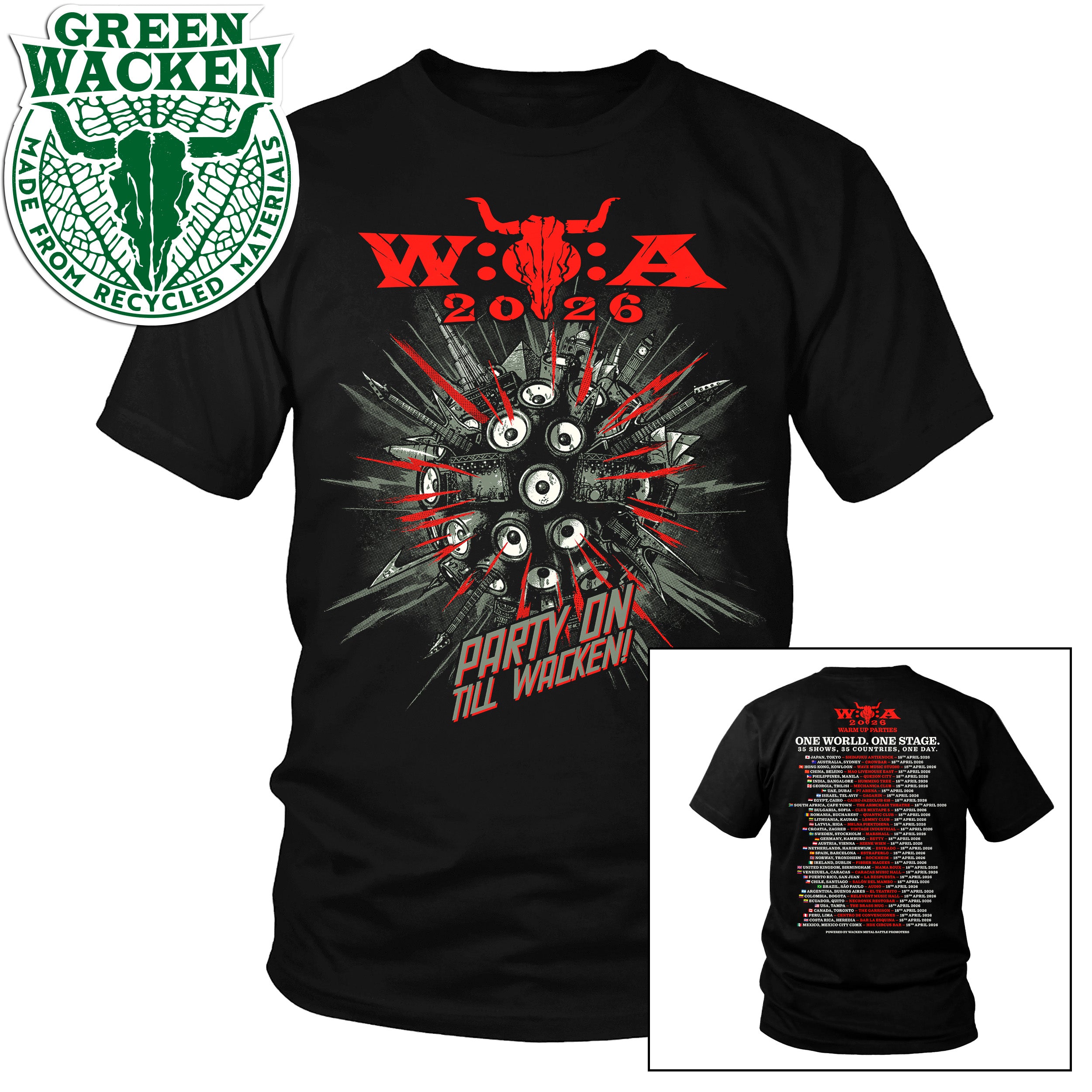 W:O:A - T-Shirt - Warmup 2026 image