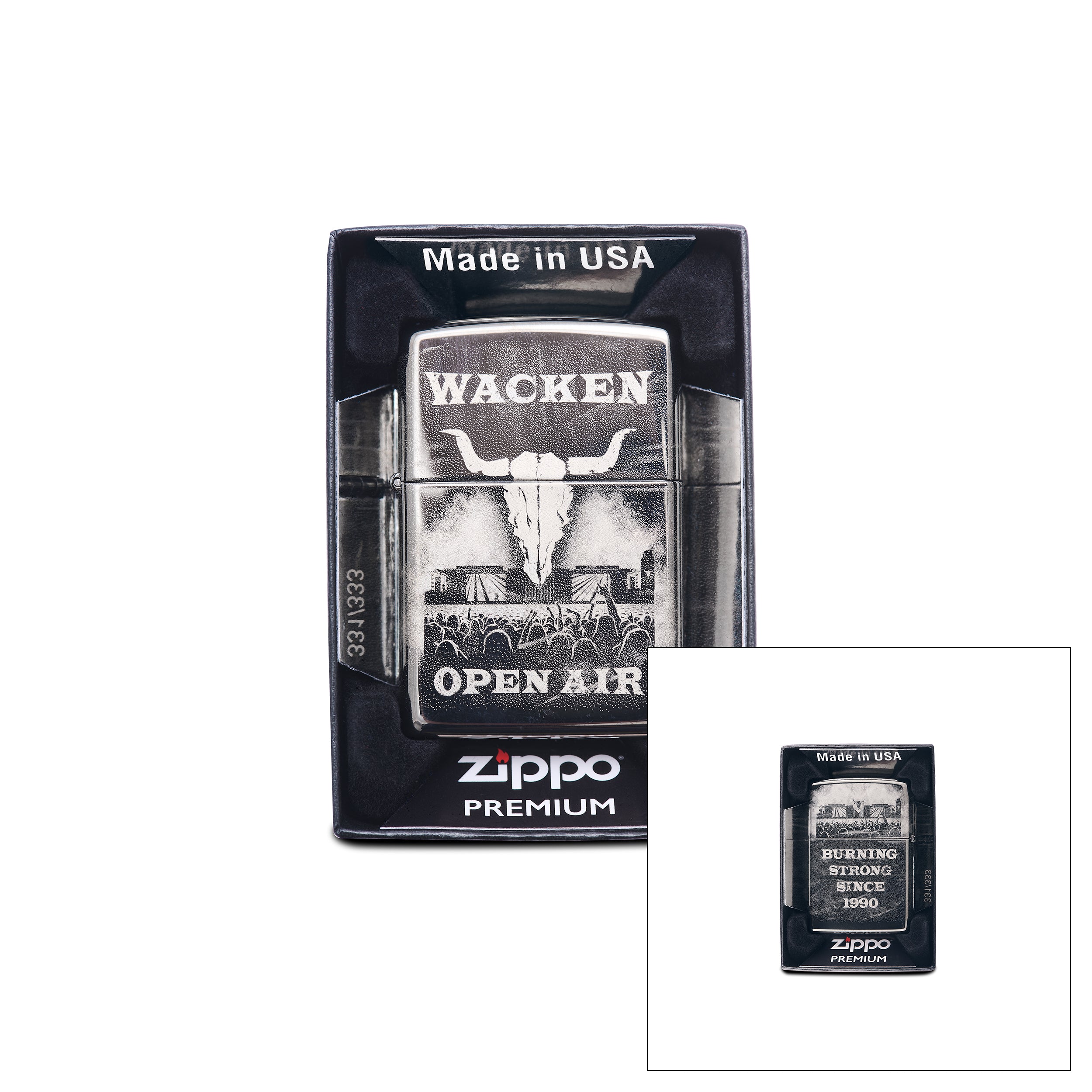 W:O:A - Zippo - Burning Strong - Limited Edition image