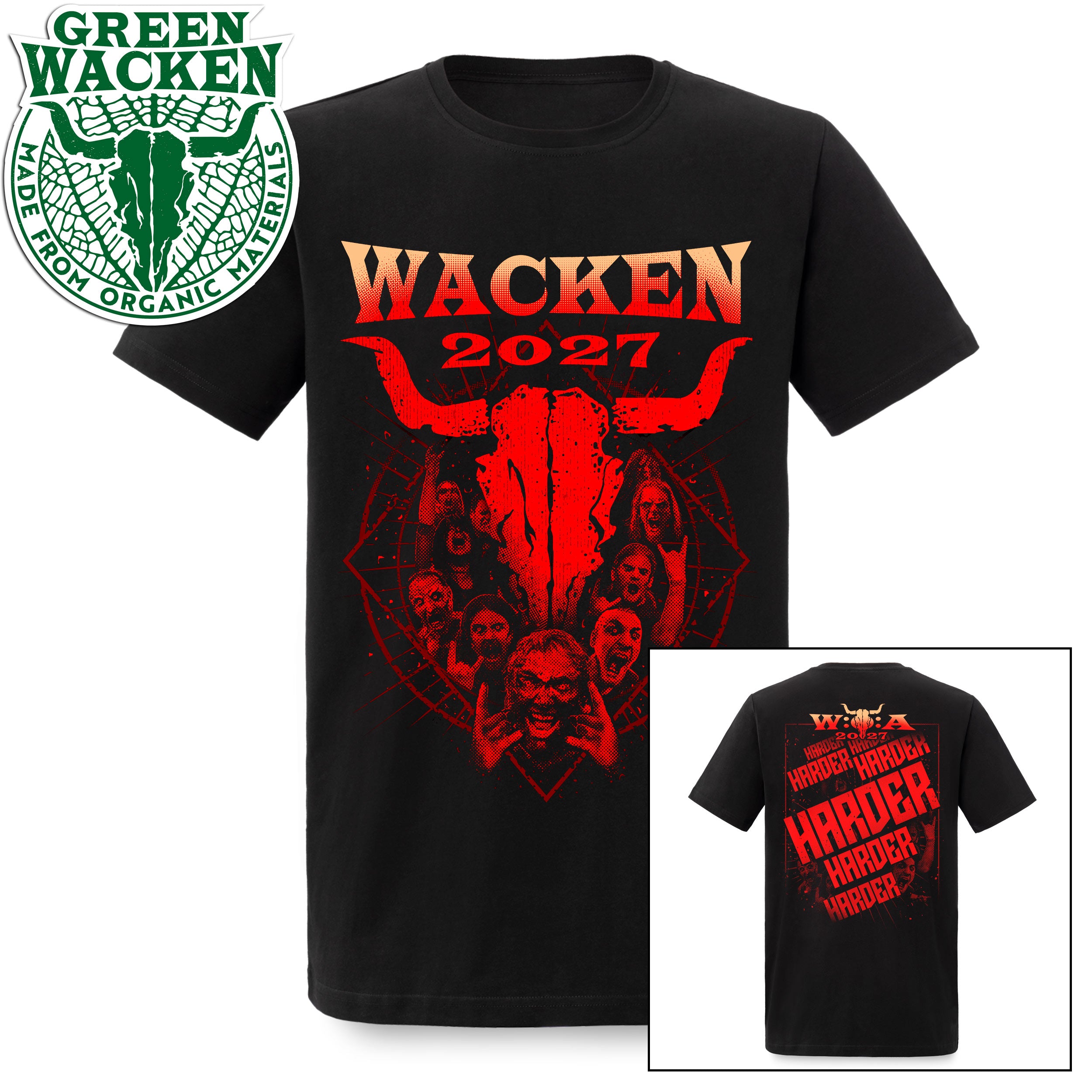 W:O:A – T-Shirt – Harder 2027 image