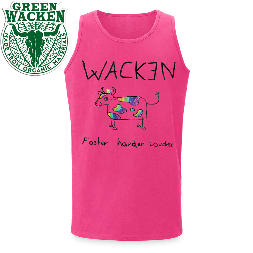 W:O:A - Tanktop - Rainbow Cow