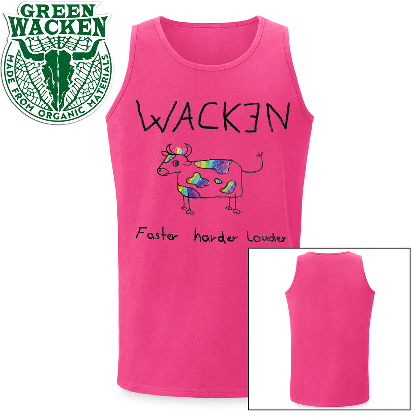 W:O:A - Tanktop - Rainbow Cow