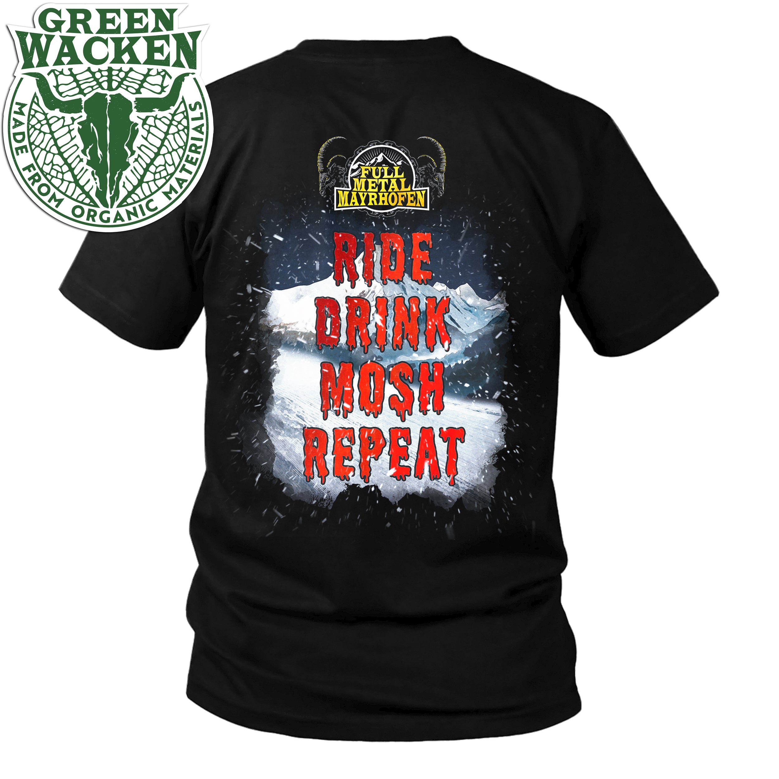 FMM - T-Shirt - Ride Drink Mosh Repeat image